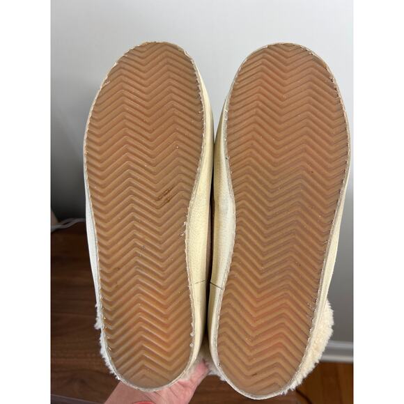 NIB Golden Goose Superstar Sabot Suede Shearling Flat Heel Sneakers Pink Size:36 - Picture 6 of 9